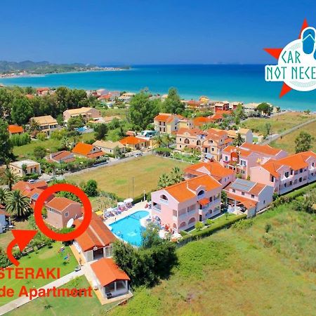 Asteraki Poolside Apartment By Dadovillas Acharavi  Dış mekan fotoğraf