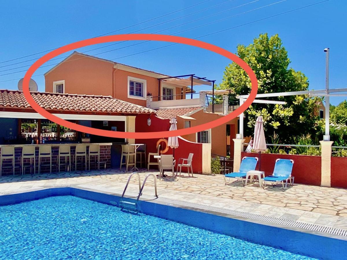 Asteraki Poolside Apartment By Dadovillas Acharavi  Dış mekan fotoğraf